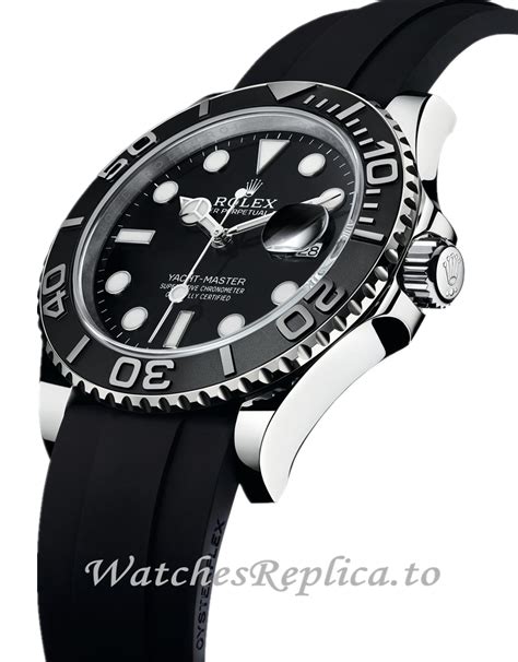 rolex yachtmaster black dial replica|rolex yachtmaster for sale.